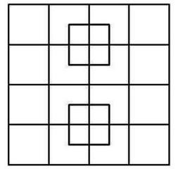 A figure with squares to be counted